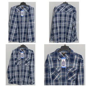 Men’s Blanket Flannel  Shirt Pacific Trail  in blue